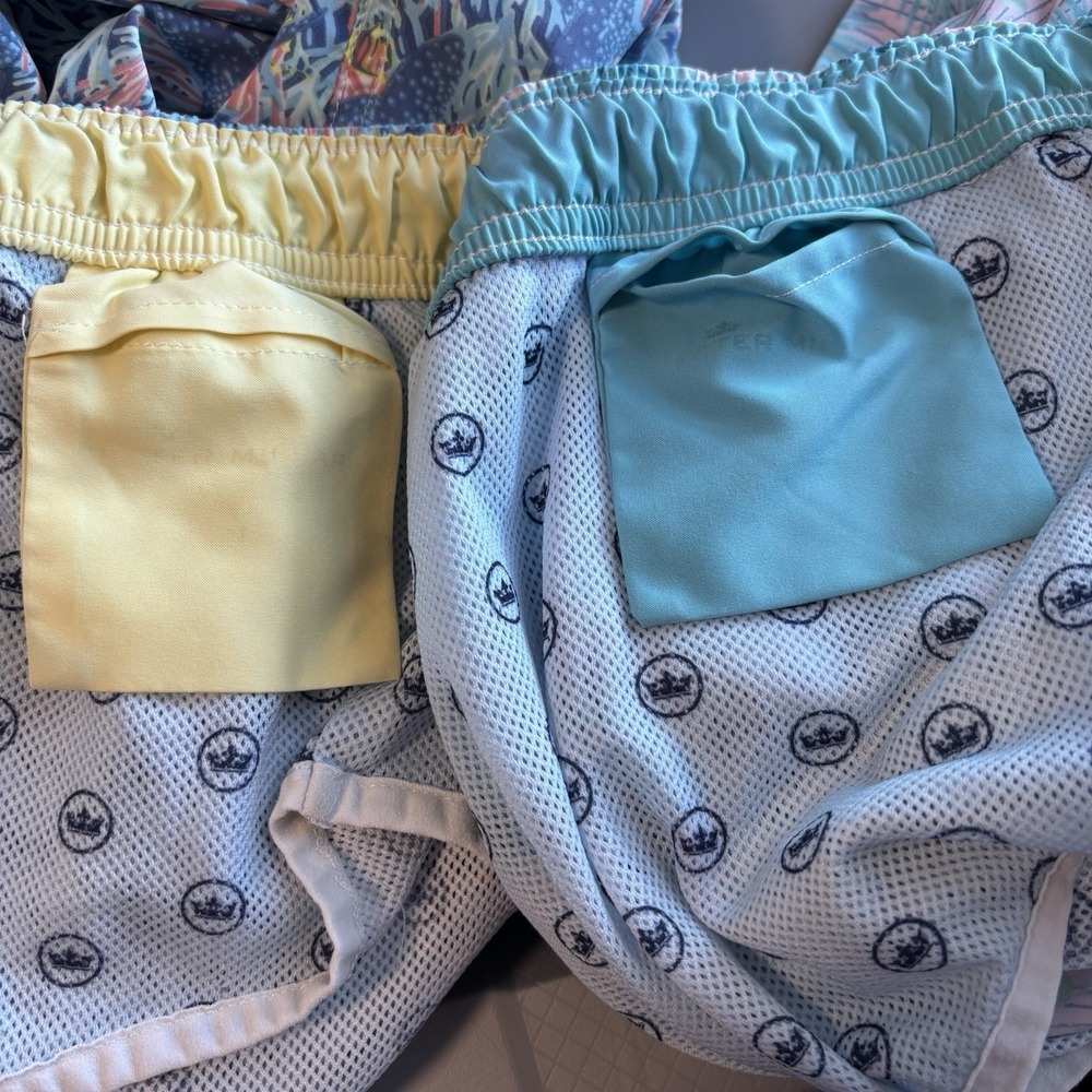 Peter Millar Swim Trunks Lot Of 2 XL Tropical Beach - Picture 11 of 11